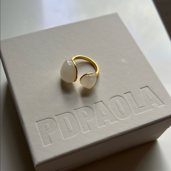 PDPAOLA Gold Ring with Quartz Stones - Picture 6 of 8